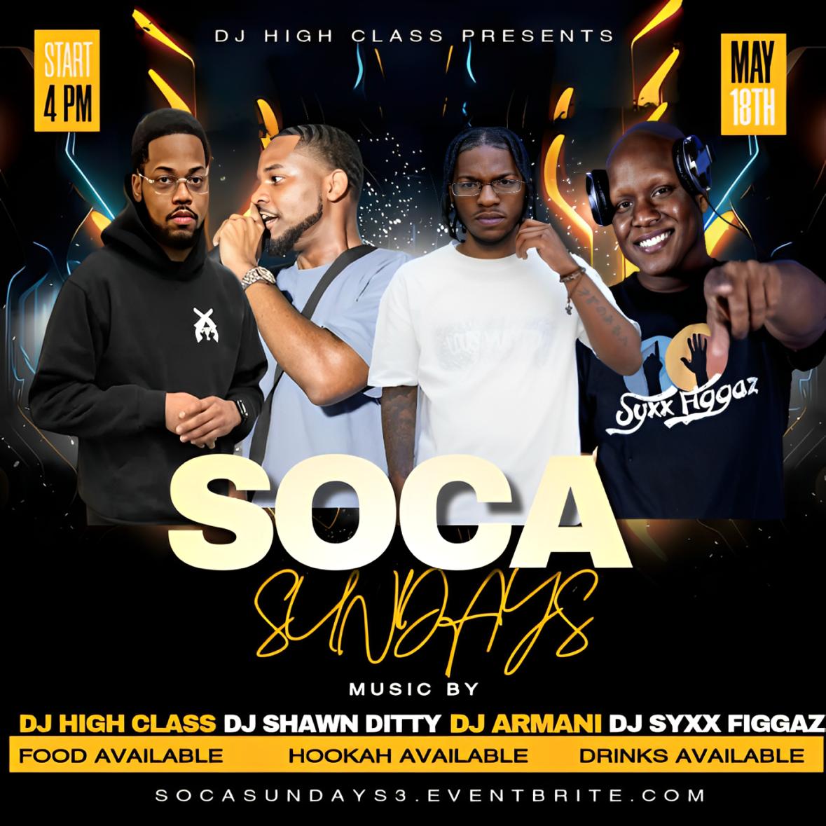 05-18-2025 Soca Sundays